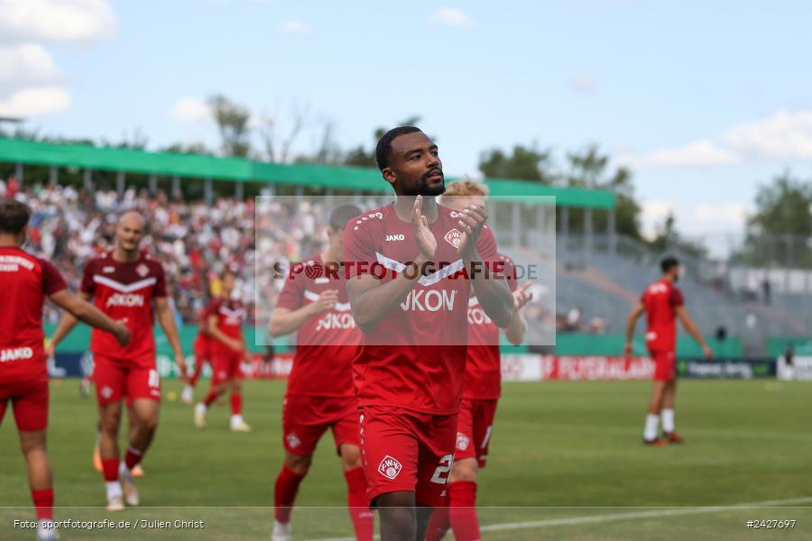 AKON Arena, Würzburg, 16.08.2024, sport, action, DFB, Fussball, 1. Hauptrunde, DFB-Pokal, TSG, FWK, TSG Hoffenheim, FC Würzburger Kickers - Bild-ID: 2427697
