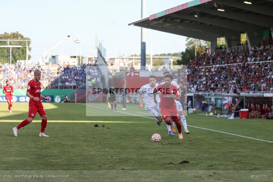 AKON Arena, Würzburg, 16.08.2024, sport, action, DFB, Fussball, 1. Hauptrunde, DFB-Pokal, TSG, FWK, TSG Hoffenheim, FC Würzburger Kickers - Bild-ID: 2427772