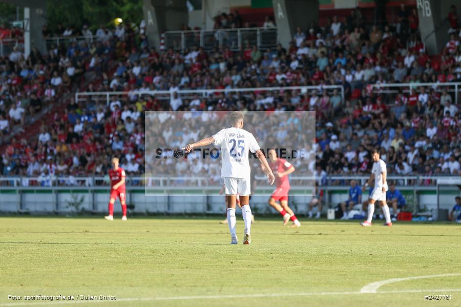 AKON Arena, Würzburg, 16.08.2024, sport, action, DFB, Fussball, 1. Hauptrunde, DFB-Pokal, TSG, FWK, TSG Hoffenheim, FC Würzburger Kickers - Bild-ID: 2427781