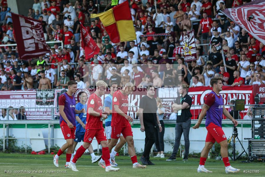 AKON Arena, Würzburg, 16.08.2024, sport, action, DFB, Fussball, 1. Hauptrunde, DFB-Pokal, TSG, FWK, TSG Hoffenheim, FC Würzburger Kickers - Bild-ID: 2427785