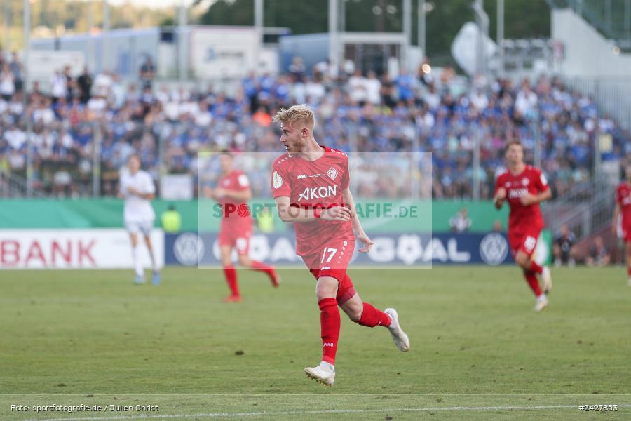 AKON Arena, Würzburg, 16.08.2024, sport, action, DFB, Fussball, 1. Hauptrunde, DFB-Pokal, TSG, FWK, TSG Hoffenheim, FC Würzburger Kickers - Bild-ID: 2427853