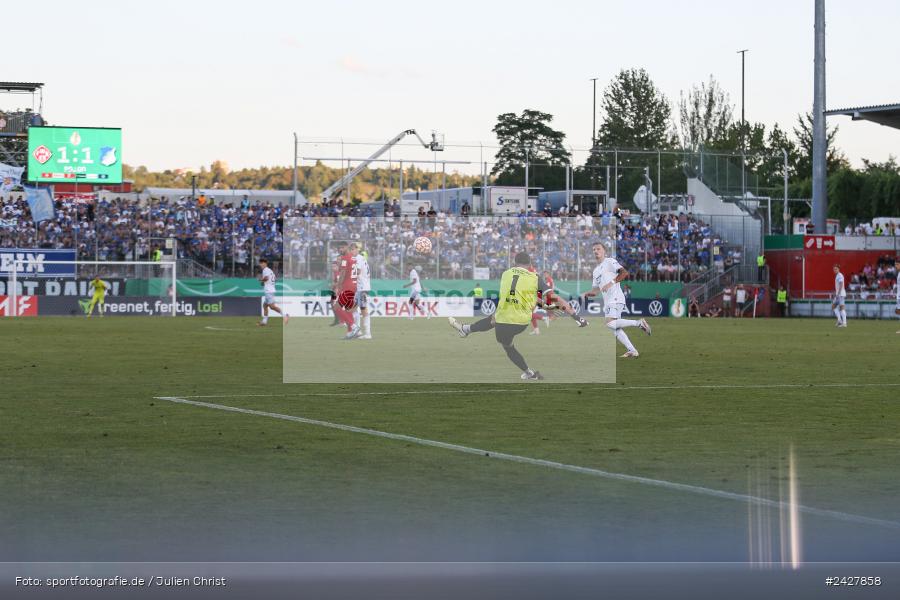 AKON Arena, Würzburg, 16.08.2024, sport, action, DFB, Fussball, 1. Hauptrunde, DFB-Pokal, TSG, FWK, TSG Hoffenheim, FC Würzburger Kickers - Bild-ID: 2427858