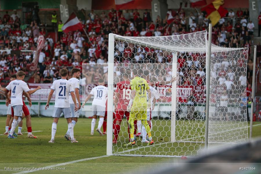 AKON Arena, Würzburg, 16.08.2024, sport, action, DFB, Fussball, 1. Hauptrunde, DFB-Pokal, TSG, FWK, TSG Hoffenheim, FC Würzburger Kickers - Bild-ID: 2427864