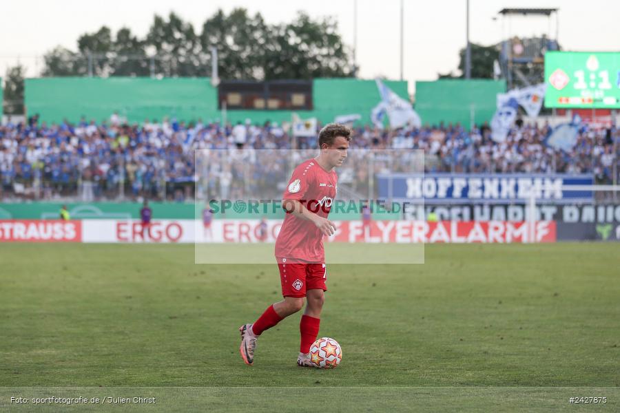 AKON Arena, Würzburg, 16.08.2024, sport, action, DFB, Fussball, 1. Hauptrunde, DFB-Pokal, TSG, FWK, TSG Hoffenheim, FC Würzburger Kickers - Bild-ID: 2427875