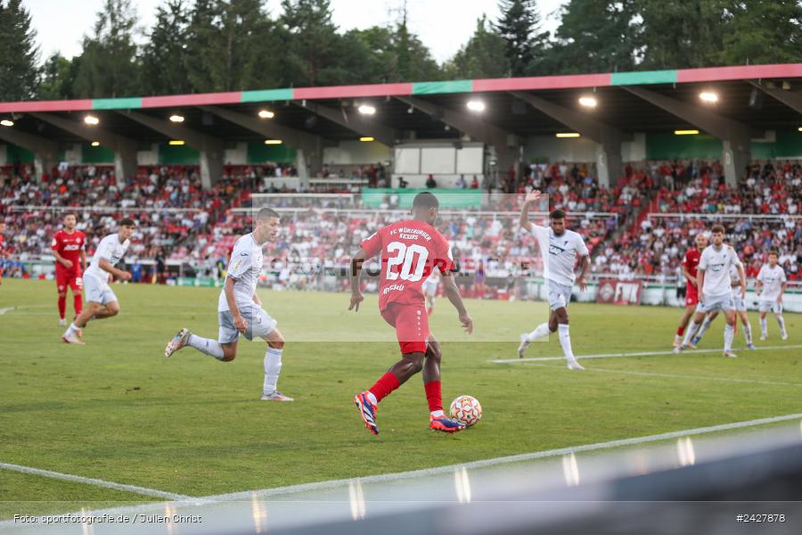 AKON Arena, Würzburg, 16.08.2024, sport, action, DFB, Fussball, 1. Hauptrunde, DFB-Pokal, TSG, FWK, TSG Hoffenheim, FC Würzburger Kickers - Bild-ID: 2427878