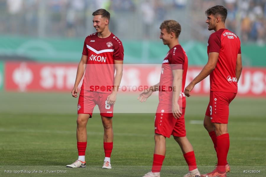 AKON Arena, Würzburg, 16.08.2024, sport, action, DFB, Fussball, 1. Hauptrunde, DFB-Pokal, TSG, FWK, TSG Hoffenheim, FC Würzburger Kickers - Bild-ID: 2428004