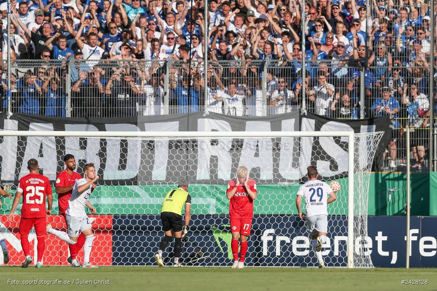 AKON Arena, Würzburg, 16.08.2024, sport, action, DFB, Fussball, 1. Hauptrunde, DFB-Pokal, TSG, FWK, TSG Hoffenheim, FC Würzburger Kickers - Bild-ID: 2428128