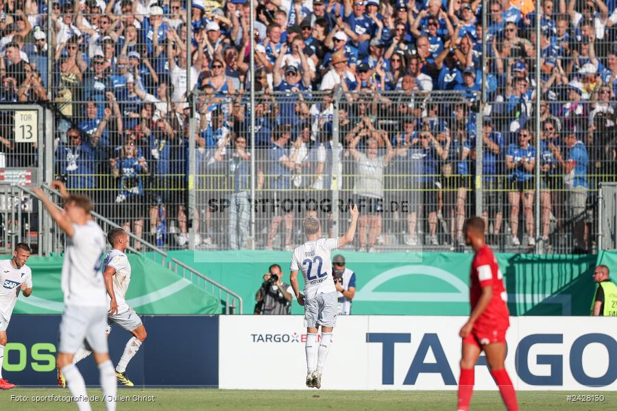 AKON Arena, Würzburg, 16.08.2024, sport, action, DFB, Fussball, 1. Hauptrunde, DFB-Pokal, TSG, FWK, TSG Hoffenheim, FC Würzburger Kickers - Bild-ID: 2428130