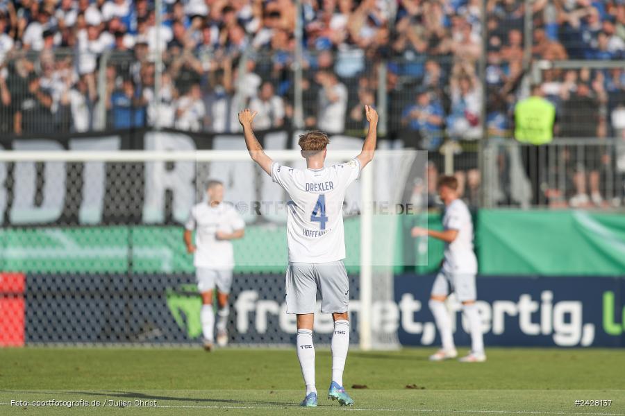 AKON Arena, Würzburg, 16.08.2024, sport, action, DFB, Fussball, 1. Hauptrunde, DFB-Pokal, TSG, FWK, TSG Hoffenheim, FC Würzburger Kickers - Bild-ID: 2428137