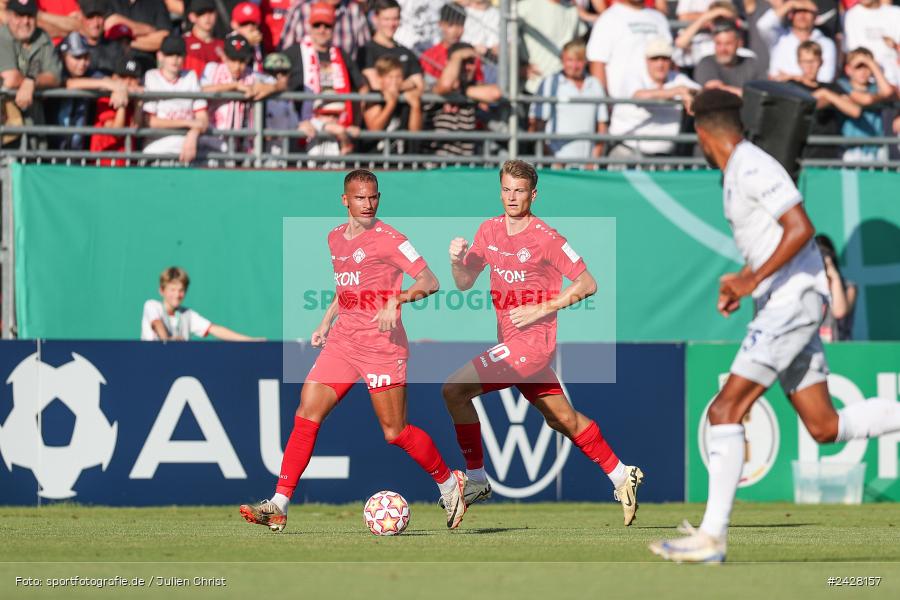 AKON Arena, Würzburg, 16.08.2024, sport, action, DFB, Fussball, 1. Hauptrunde, DFB-Pokal, TSG, FWK, TSG Hoffenheim, FC Würzburger Kickers - Bild-ID: 2428157
