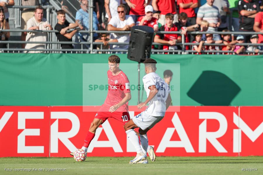 AKON Arena, Würzburg, 16.08.2024, sport, action, DFB, Fussball, 1. Hauptrunde, DFB-Pokal, TSG, FWK, TSG Hoffenheim, FC Würzburger Kickers - Bild-ID: 2428159