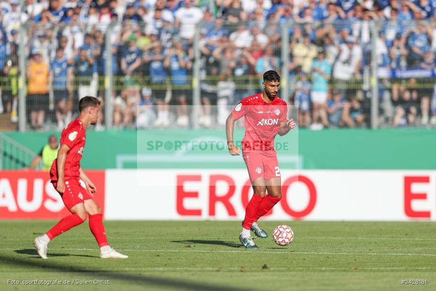 AKON Arena, Würzburg, 16.08.2024, sport, action, DFB, Fussball, 1. Hauptrunde, DFB-Pokal, TSG, FWK, TSG Hoffenheim, FC Würzburger Kickers - Bild-ID: 2428181