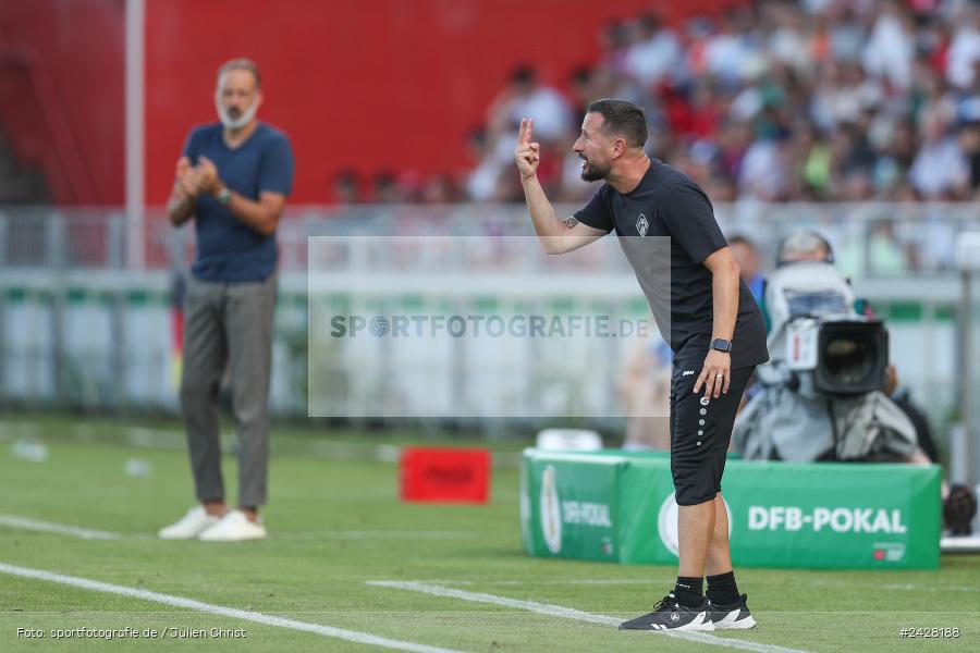 AKON Arena, Würzburg, 16.08.2024, sport, action, DFB, Fussball, 1. Hauptrunde, DFB-Pokal, TSG, FWK, TSG Hoffenheim, FC Würzburger Kickers - Bild-ID: 2428188
