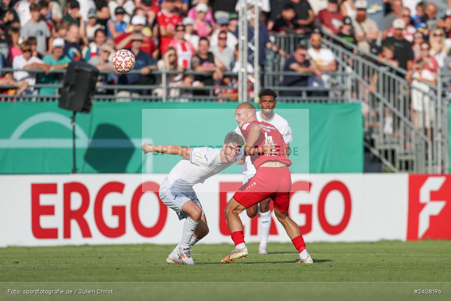 AKON Arena, Würzburg, 16.08.2024, sport, action, DFB, Fussball, 1. Hauptrunde, DFB-Pokal, TSG, FWK, TSG Hoffenheim, FC Würzburger Kickers - Bild-ID: 2428196