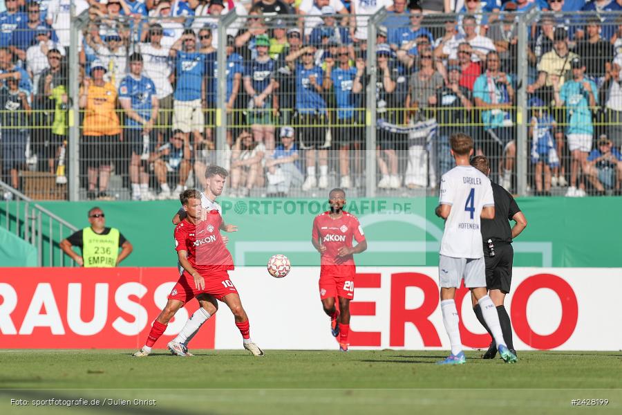 AKON Arena, Würzburg, 16.08.2024, sport, action, DFB, Fussball, 1. Hauptrunde, DFB-Pokal, TSG, FWK, TSG Hoffenheim, FC Würzburger Kickers - Bild-ID: 2428199
