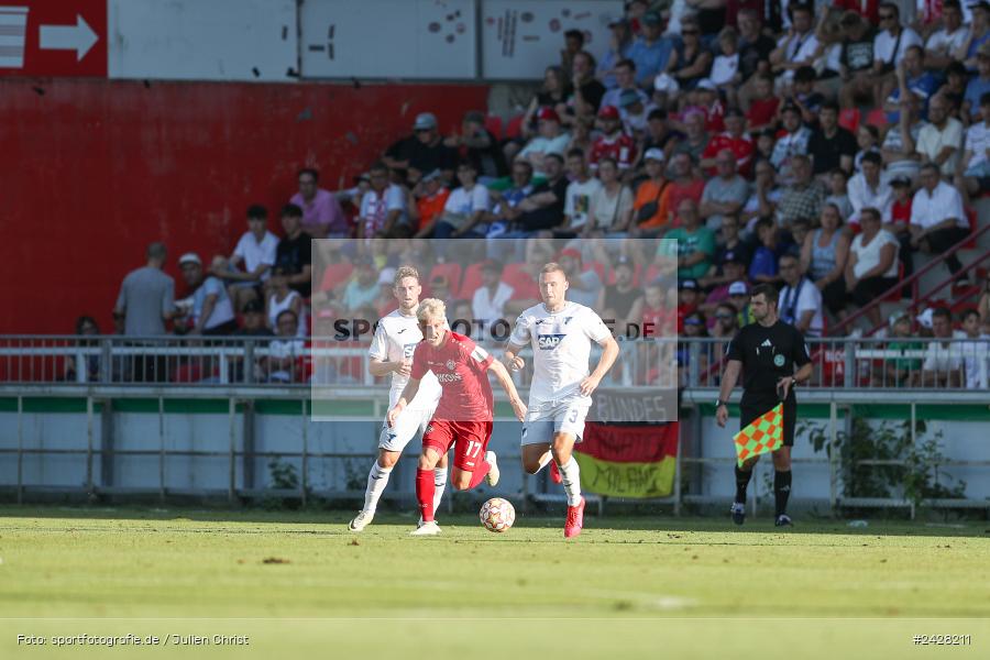 AKON Arena, Würzburg, 16.08.2024, sport, action, DFB, Fussball, 1. Hauptrunde, DFB-Pokal, TSG, FWK, TSG Hoffenheim, FC Würzburger Kickers - Bild-ID: 2428211