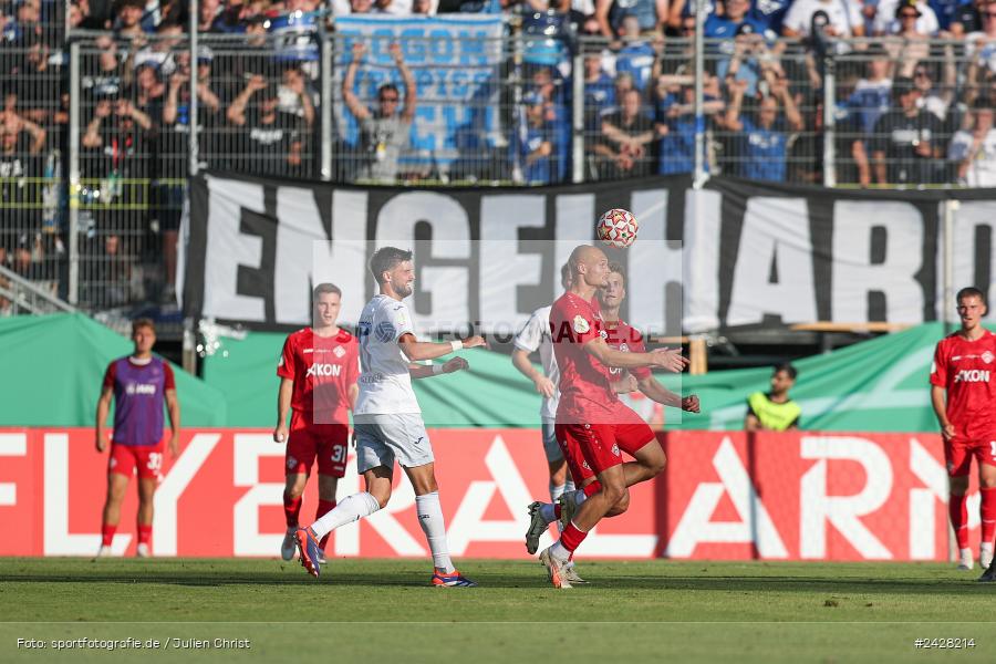 AKON Arena, Würzburg, 16.08.2024, sport, action, DFB, Fussball, 1. Hauptrunde, DFB-Pokal, TSG, FWK, TSG Hoffenheim, FC Würzburger Kickers - Bild-ID: 2428214
