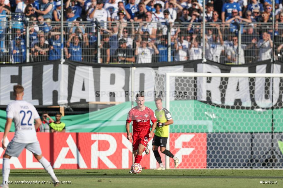 AKON Arena, Würzburg, 16.08.2024, sport, action, DFB, Fussball, 1. Hauptrunde, DFB-Pokal, TSG, FWK, TSG Hoffenheim, FC Würzburger Kickers - Bild-ID: 2428216