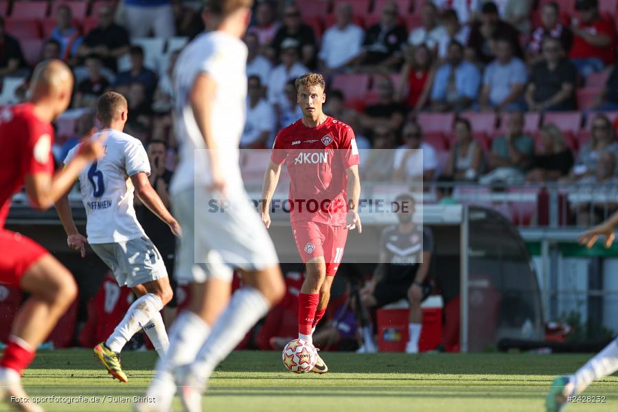 AKON Arena, Würzburg, 16.08.2024, sport, action, DFB, Fussball, 1. Hauptrunde, DFB-Pokal, TSG, FWK, TSG Hoffenheim, FC Würzburger Kickers - Bild-ID: 2428232