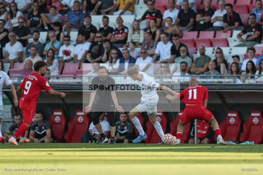 AKON Arena, Würzburg, 16.08.2024, sport, action, DFB, Fussball, 1. Hauptrunde, DFB-Pokal, TSG, FWK, TSG Hoffenheim, FC Würzburger Kickers - Bild-ID: 2428236