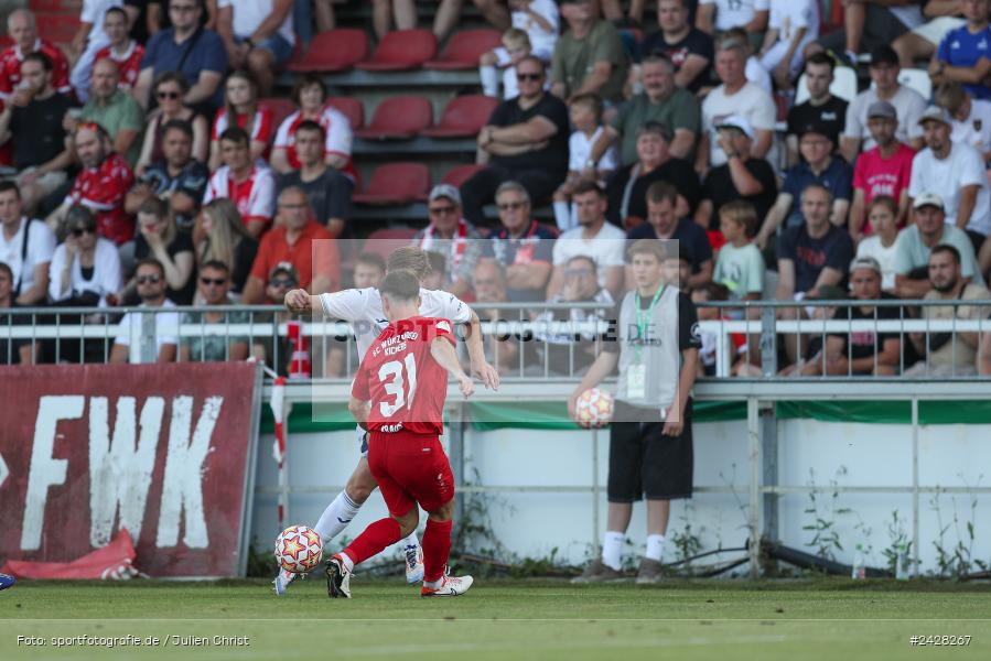 AKON Arena, Würzburg, 16.08.2024, sport, action, DFB, Fussball, 1. Hauptrunde, DFB-Pokal, TSG, FWK, TSG Hoffenheim, FC Würzburger Kickers - Bild-ID: 2428267