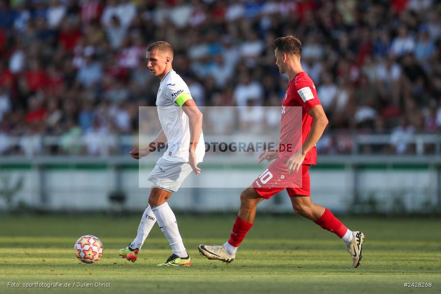 AKON Arena, Würzburg, 16.08.2024, sport, action, DFB, Fussball, 1. Hauptrunde, DFB-Pokal, TSG, FWK, TSG Hoffenheim, FC Würzburger Kickers - Bild-ID: 2428268