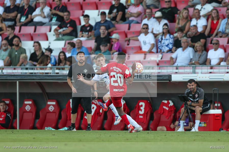AKON Arena, Würzburg, 16.08.2024, sport, action, DFB, Fussball, 1. Hauptrunde, DFB-Pokal, TSG, FWK, TSG Hoffenheim, FC Würzburger Kickers - Bild-ID: 2428273