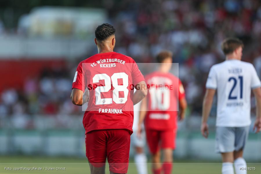 AKON Arena, Würzburg, 16.08.2024, sport, action, DFB, Fussball, 1. Hauptrunde, DFB-Pokal, TSG, FWK, TSG Hoffenheim, FC Würzburger Kickers - Bild-ID: 2428275