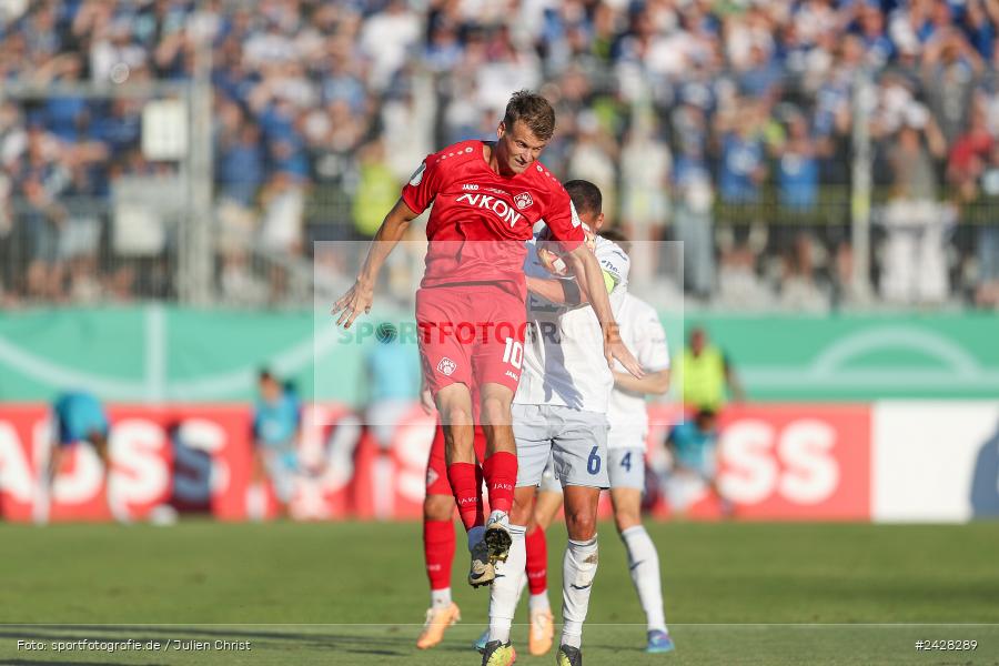 AKON Arena, Würzburg, 16.08.2024, sport, action, DFB, Fussball, 1. Hauptrunde, DFB-Pokal, TSG, FWK, TSG Hoffenheim, FC Würzburger Kickers - Bild-ID: 2428289