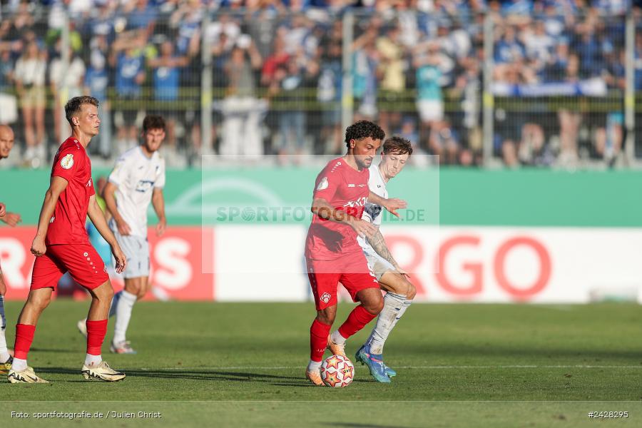 AKON Arena, Würzburg, 16.08.2024, sport, action, DFB, Fussball, 1. Hauptrunde, DFB-Pokal, TSG, FWK, TSG Hoffenheim, FC Würzburger Kickers - Bild-ID: 2428295