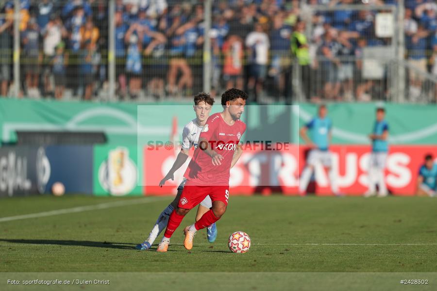 AKON Arena, Würzburg, 16.08.2024, sport, action, DFB, Fussball, 1. Hauptrunde, DFB-Pokal, TSG, FWK, TSG Hoffenheim, FC Würzburger Kickers - Bild-ID: 2428302