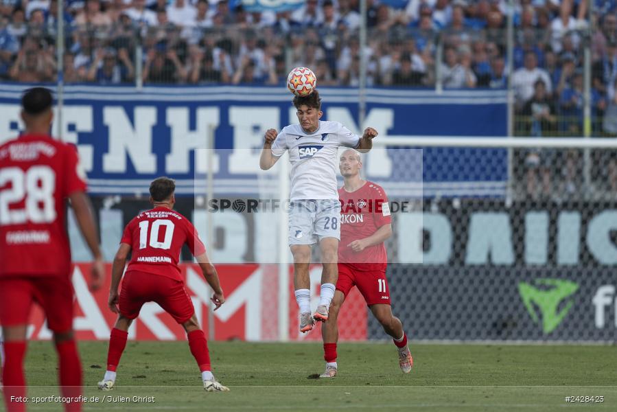 AKON Arena, Würzburg, 16.08.2024, sport, action, DFB, Fussball, 1. Hauptrunde, DFB-Pokal, TSG, FWK, TSG Hoffenheim, FC Würzburger Kickers - Bild-ID: 2428423