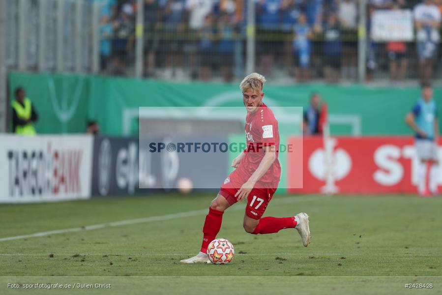 AKON Arena, Würzburg, 16.08.2024, sport, action, DFB, Fussball, 1. Hauptrunde, DFB-Pokal, TSG, FWK, TSG Hoffenheim, FC Würzburger Kickers - Bild-ID: 2428428