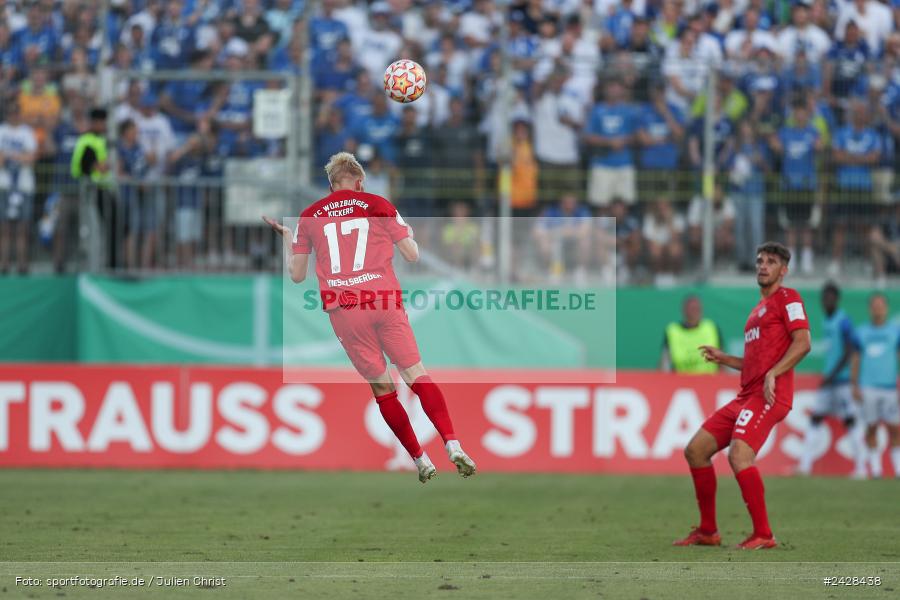 AKON Arena, Würzburg, 16.08.2024, sport, action, DFB, Fussball, 1. Hauptrunde, DFB-Pokal, TSG, FWK, TSG Hoffenheim, FC Würzburger Kickers - Bild-ID: 2428438