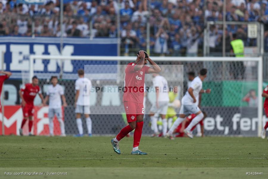 AKON Arena, Würzburg, 16.08.2024, sport, action, DFB, Fussball, 1. Hauptrunde, DFB-Pokal, TSG, FWK, TSG Hoffenheim, FC Würzburger Kickers - Bild-ID: 2428441