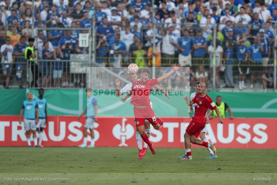 AKON Arena, Würzburg, 16.08.2024, sport, action, DFB, Fussball, 1. Hauptrunde, DFB-Pokal, TSG, FWK, TSG Hoffenheim, FC Würzburger Kickers - Bild-ID: 2428458