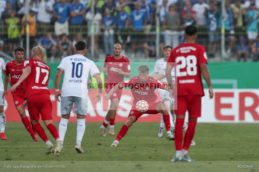 AKON Arena, Würzburg, 16.08.2024, sport, action, DFB, Fussball, 1. Hauptrunde, DFB-Pokal, TSG, FWK, TSG Hoffenheim, FC Würzburger Kickers - Bild-ID: 2428461