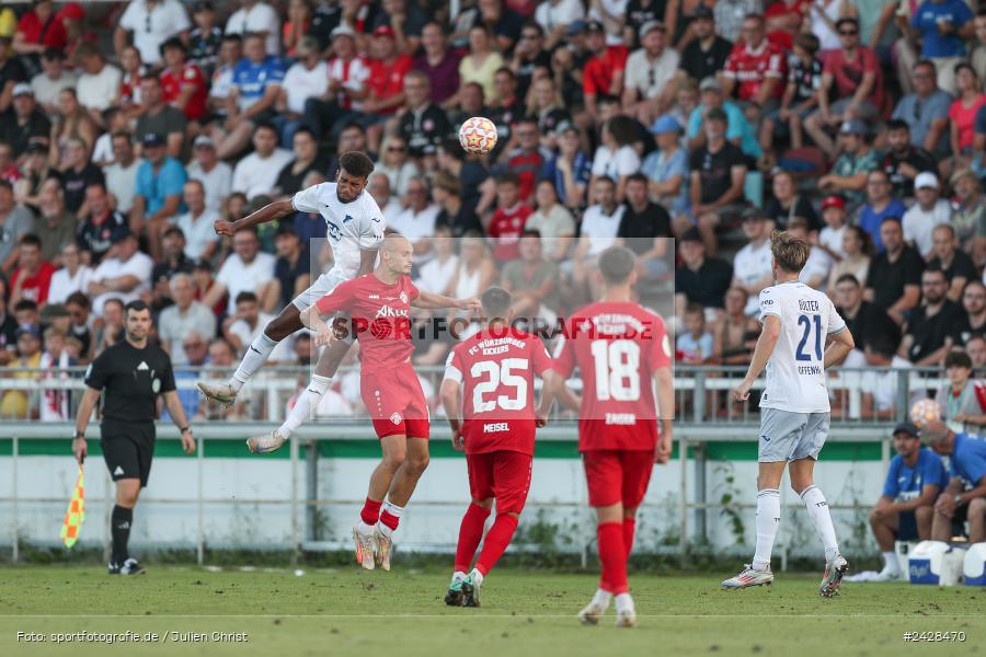 AKON Arena, Würzburg, 16.08.2024, sport, action, DFB, Fussball, 1. Hauptrunde, DFB-Pokal, TSG, FWK, TSG Hoffenheim, FC Würzburger Kickers - Bild-ID: 2428470