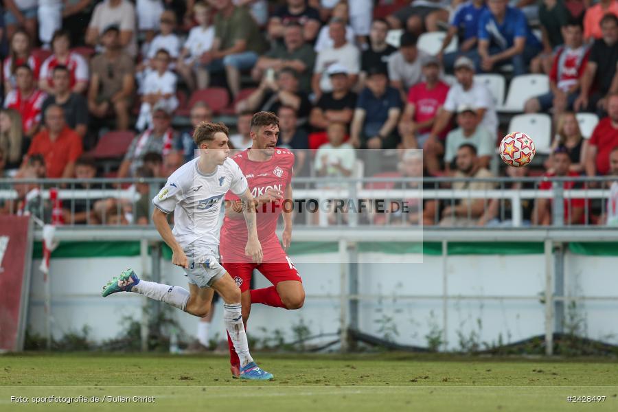 AKON Arena, Würzburg, 16.08.2024, sport, action, DFB, Fussball, 1. Hauptrunde, DFB-Pokal, TSG, FWK, TSG Hoffenheim, FC Würzburger Kickers - Bild-ID: 2428497