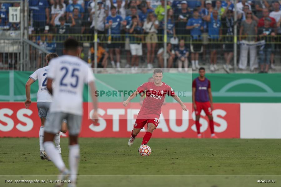 AKON Arena, Würzburg, 16.08.2024, sport, action, DFB, Fussball, 1. Hauptrunde, DFB-Pokal, TSG, FWK, TSG Hoffenheim, FC Würzburger Kickers - Bild-ID: 2428503