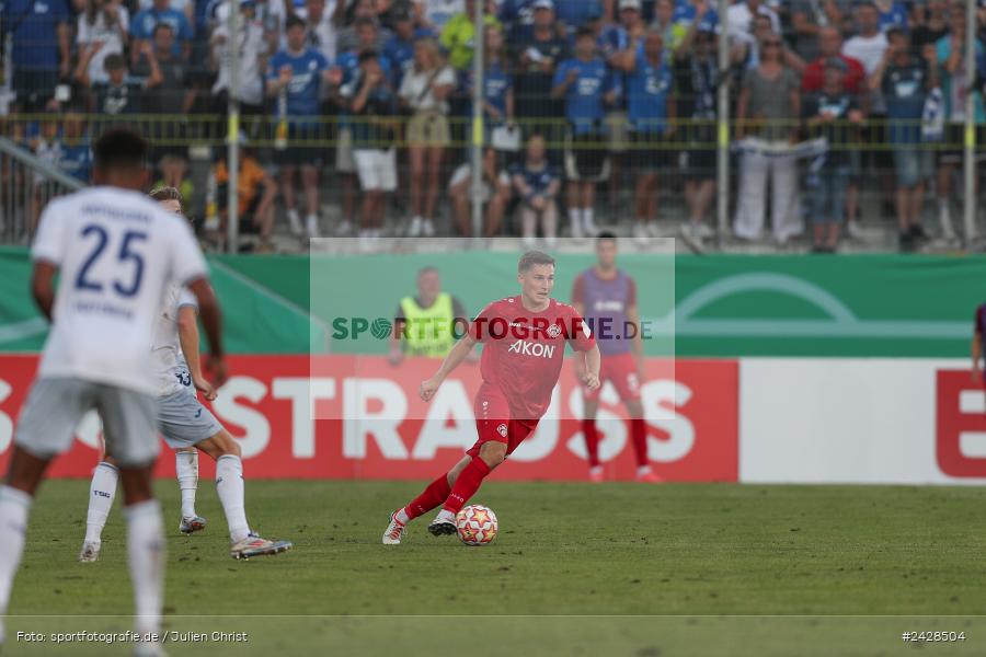 AKON Arena, Würzburg, 16.08.2024, sport, action, DFB, Fussball, 1. Hauptrunde, DFB-Pokal, TSG, FWK, TSG Hoffenheim, FC Würzburger Kickers - Bild-ID: 2428504