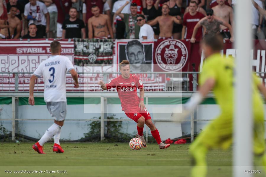 AKON Arena, Würzburg, 16.08.2024, sport, action, DFB, Fussball, 1. Hauptrunde, DFB-Pokal, TSG, FWK, TSG Hoffenheim, FC Würzburger Kickers - Bild-ID: 2428518