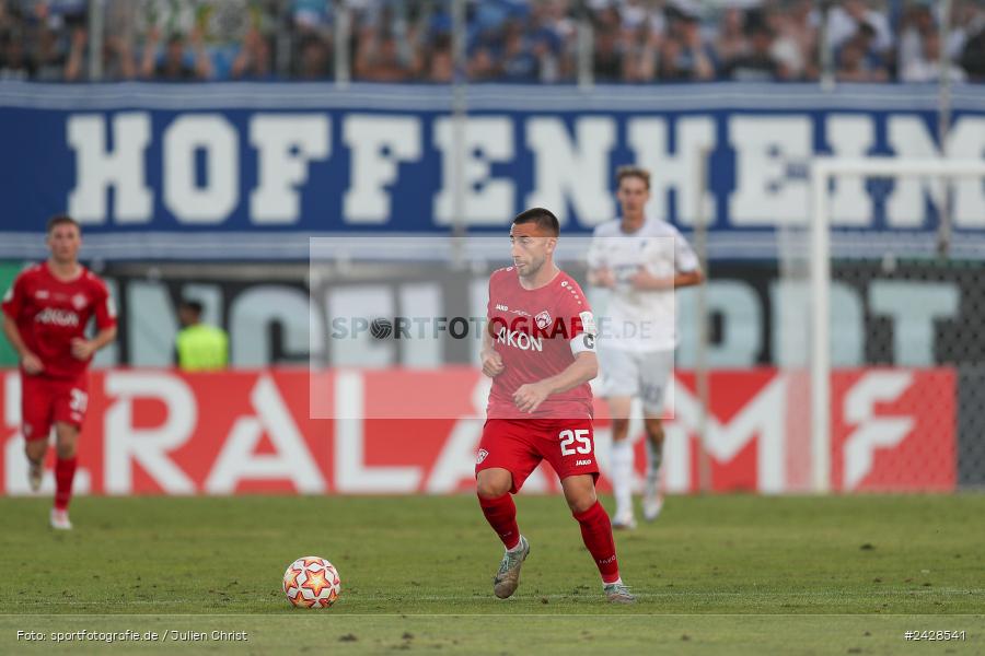 AKON Arena, Würzburg, 16.08.2024, sport, action, DFB, Fussball, 1. Hauptrunde, DFB-Pokal, TSG, FWK, TSG Hoffenheim, FC Würzburger Kickers - Bild-ID: 2428541
