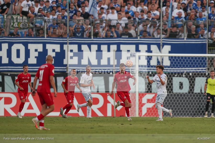 AKON Arena, Würzburg, 16.08.2024, sport, action, DFB, Fussball, 1. Hauptrunde, DFB-Pokal, TSG, FWK, TSG Hoffenheim, FC Würzburger Kickers - Bild-ID: 2428591