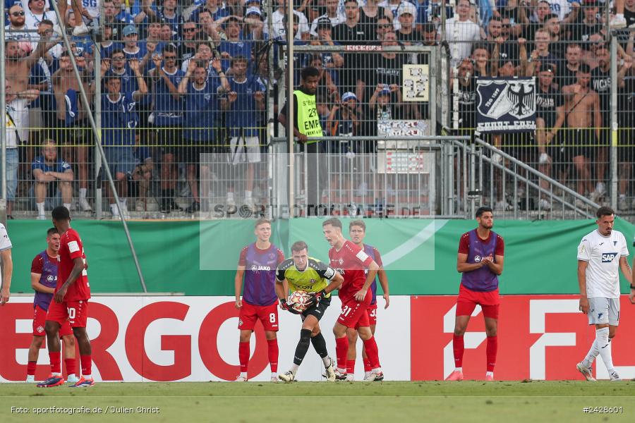 AKON Arena, Würzburg, 16.08.2024, sport, action, DFB, Fussball, 1. Hauptrunde, DFB-Pokal, TSG, FWK, TSG Hoffenheim, FC Würzburger Kickers - Bild-ID: 2428601