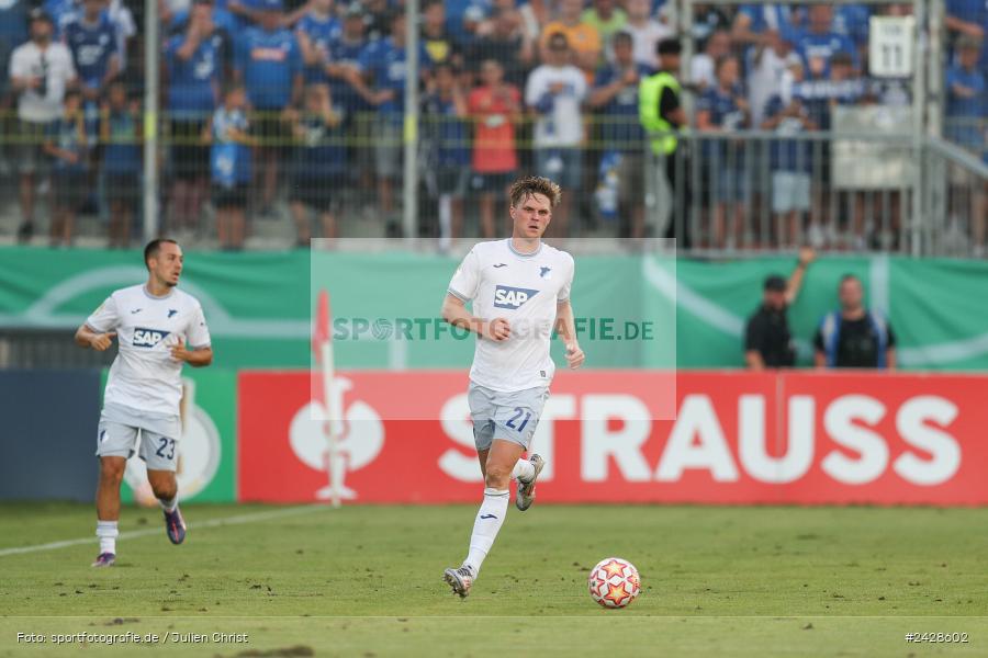 AKON Arena, Würzburg, 16.08.2024, sport, action, DFB, Fussball, 1. Hauptrunde, DFB-Pokal, TSG, FWK, TSG Hoffenheim, FC Würzburger Kickers - Bild-ID: 2428602