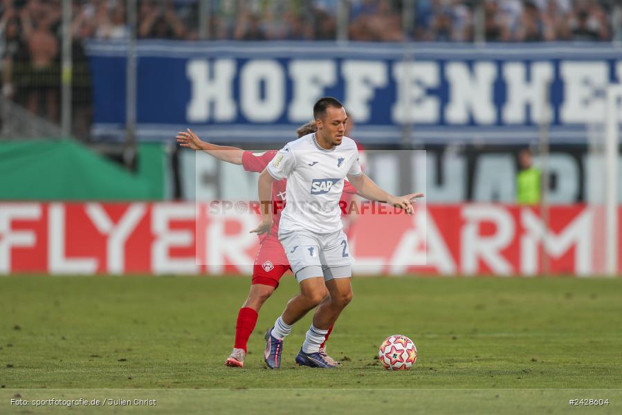 AKON Arena, Würzburg, 16.08.2024, sport, action, DFB, Fussball, 1. Hauptrunde, DFB-Pokal, TSG, FWK, TSG Hoffenheim, FC Würzburger Kickers - Bild-ID: 2428604