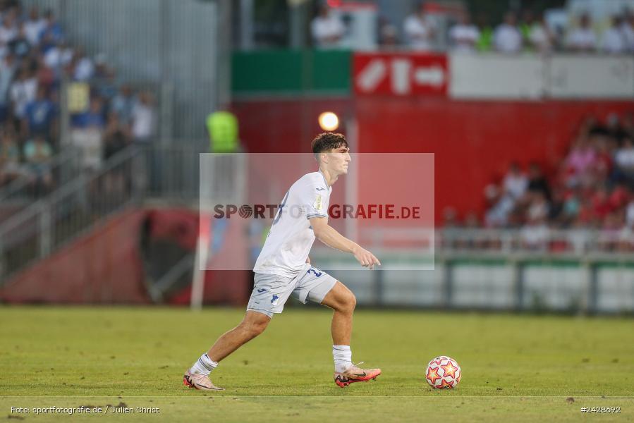 AKON Arena, Würzburg, 16.08.2024, sport, action, DFB, Fussball, 1. Hauptrunde, DFB-Pokal, TSG, FWK, TSG Hoffenheim, FC Würzburger Kickers - Bild-ID: 2428692