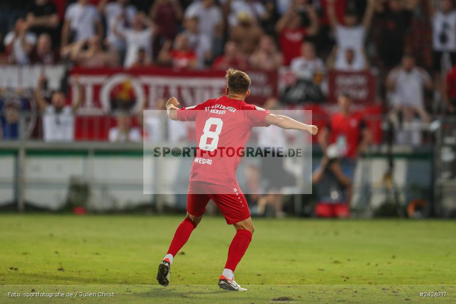 AKON Arena, Würzburg, 16.08.2024, sport, action, DFB, Fussball, 1. Hauptrunde, DFB-Pokal, TSG, FWK, TSG Hoffenheim, FC Würzburger Kickers - Bild-ID: 2428717