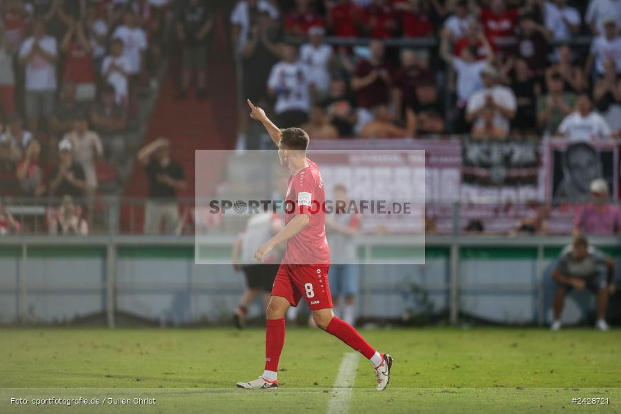 AKON Arena, Würzburg, 16.08.2024, sport, action, DFB, Fussball, 1. Hauptrunde, DFB-Pokal, TSG, FWK, TSG Hoffenheim, FC Würzburger Kickers - Bild-ID: 2428721